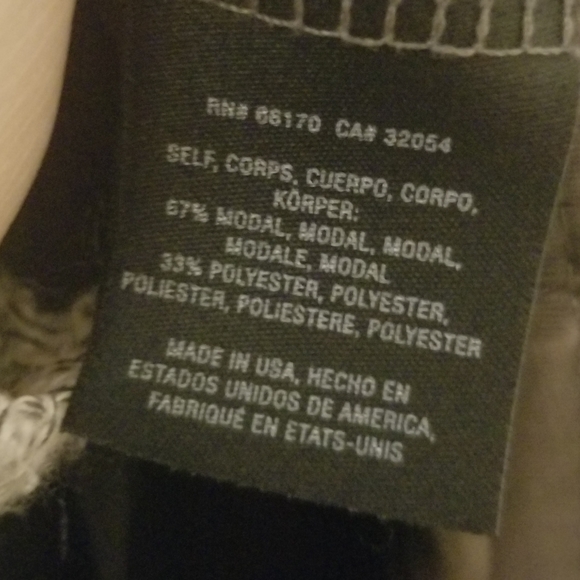 Anthropologie COA Color Block Black White Olive Green Long Sleeve Casual Top - Picture 5 of 8